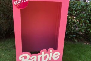 create a life-size barbie box