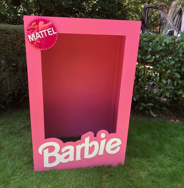 create a life-size barbie box