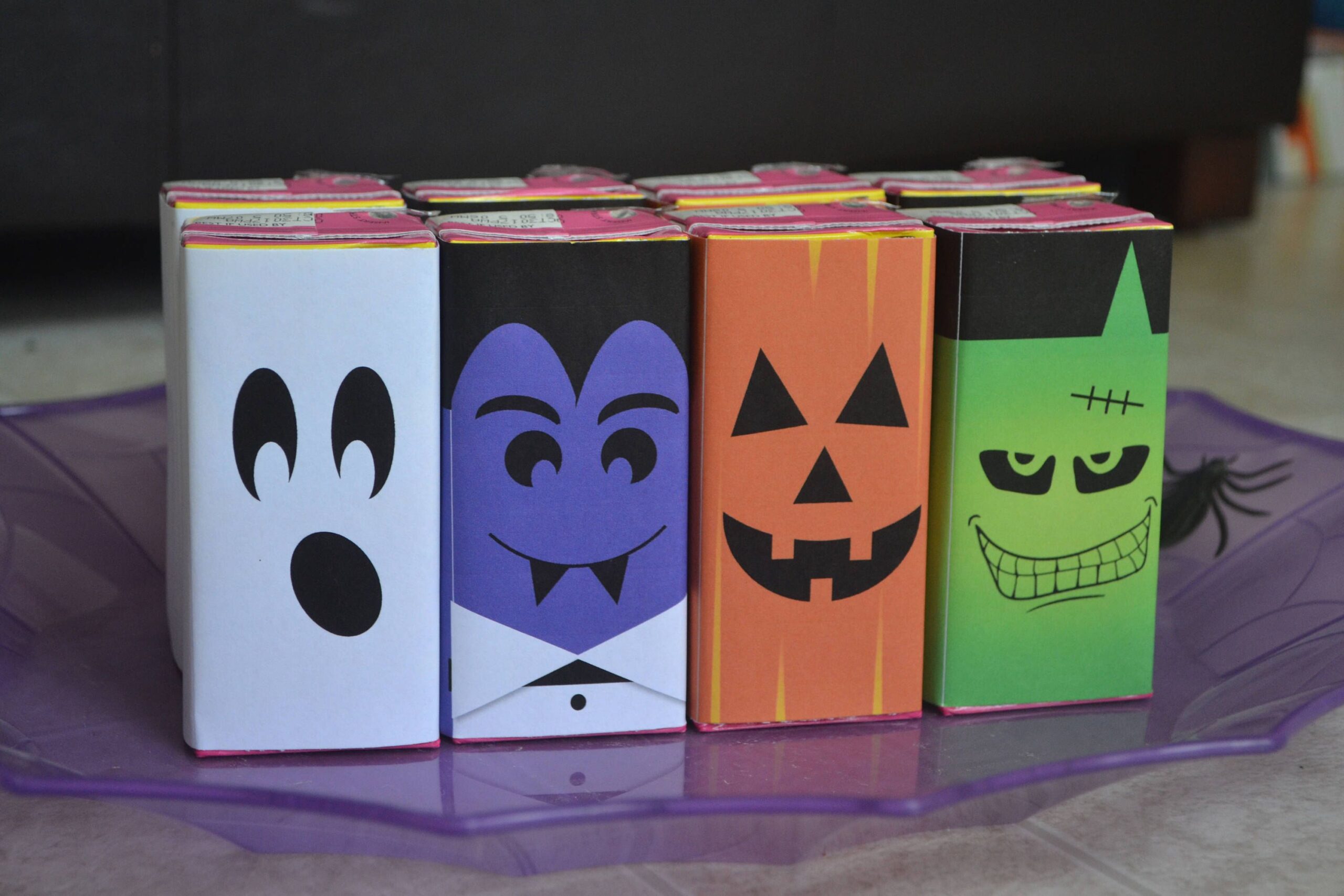 halloween juice boxes