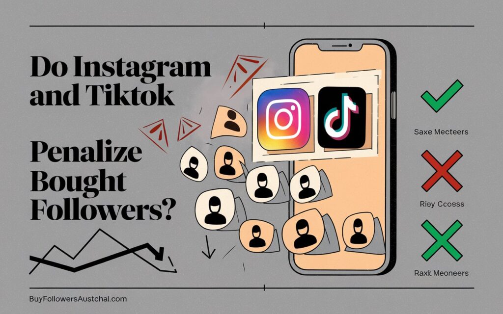 Do Instagram and TikTok Penalize Bought Followers
