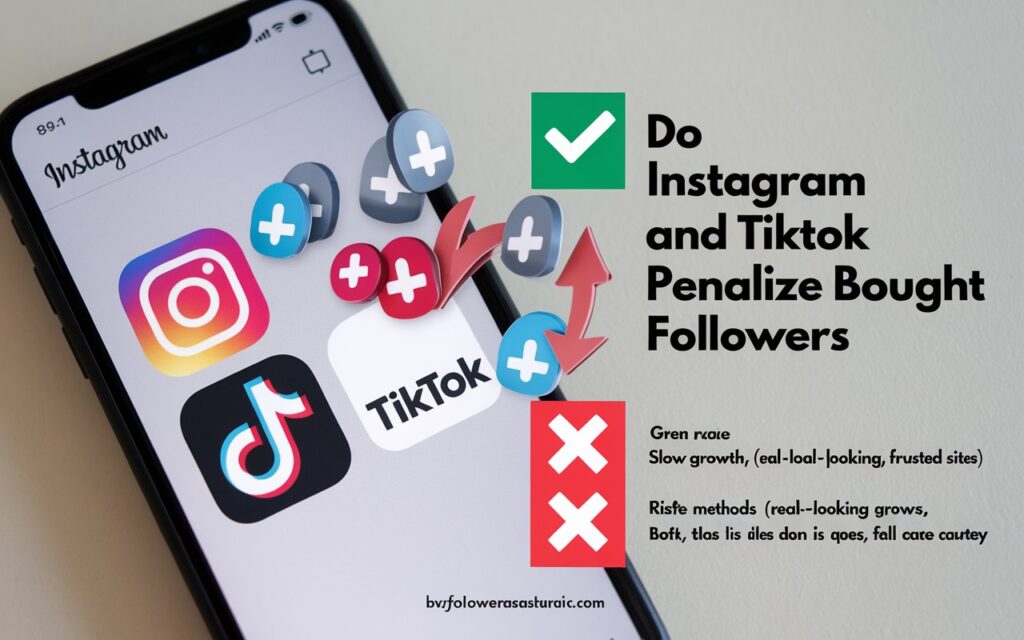 Do Instagram and TikTok Penalize Bought Followers