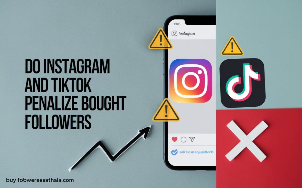 Do Instagram and TikTok Penalize Bought Followers