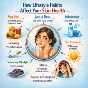 How Lifestyle Habits Affect Your Skin Health