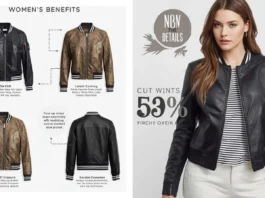 Women Bomber Leather Jackets