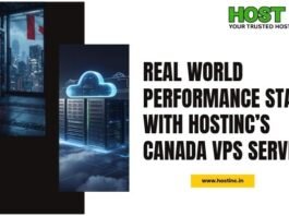 Real World Performance Start with HostInc’s Canada VPS Server Canada VPS Server